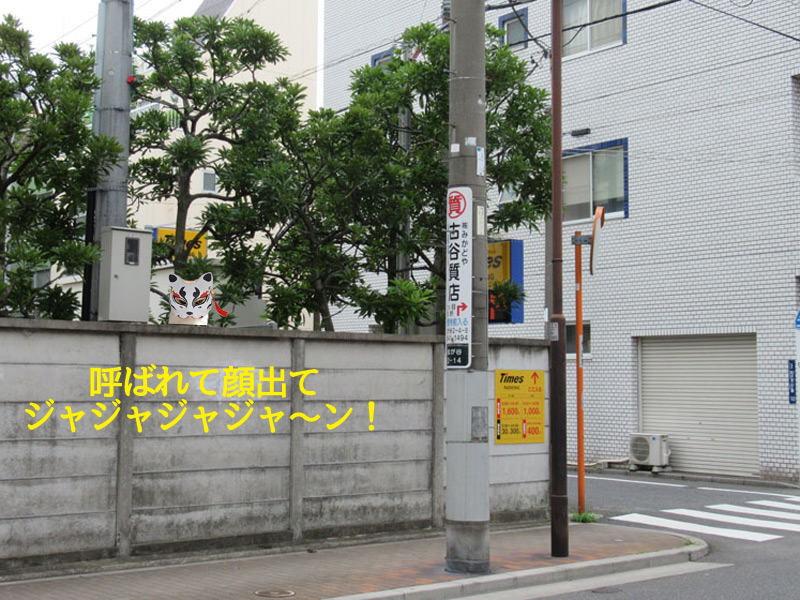 スタジオよもだ → 矢先稲荷神社 合羽橋